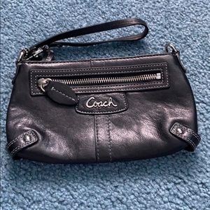 Coach Leather Wristlet